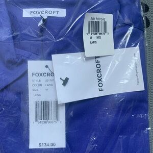 Foxcroft Royal Blue Blouse